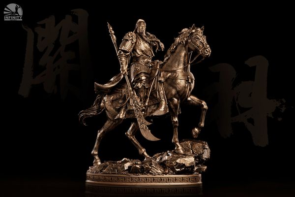 開天工作室 提刀武聖-關雲長 1/7雕像 - 銅色版 (Pre-Order)