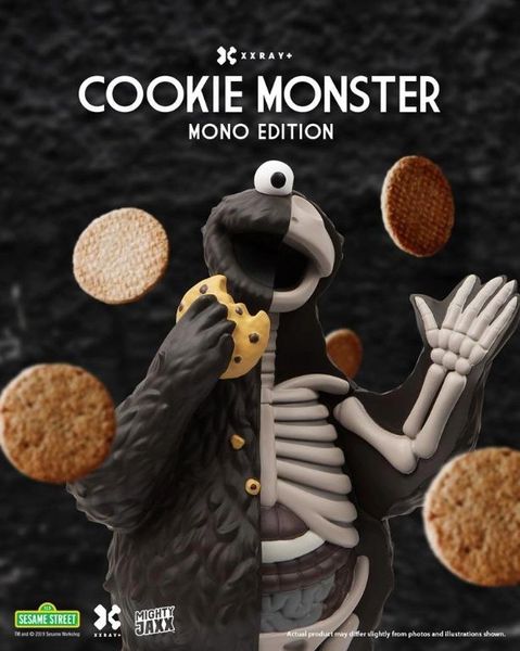 XXRAY Plus : Cookie Monster (Mono Edition) by Jason Freeny