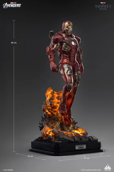 Queen Studios Iron Man Mark7 1/3 Statue Battle Damaged Edition (Pre-Order)