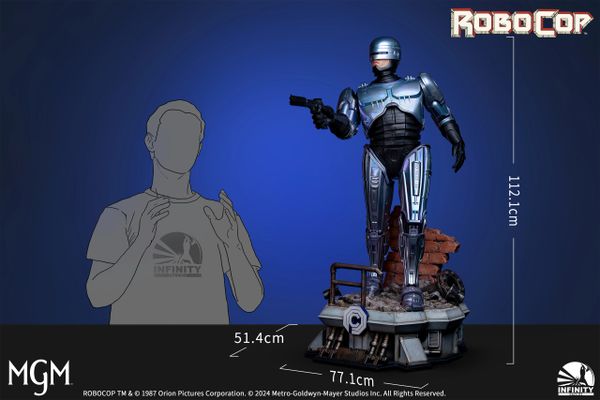 Regular Version Infinity Studio Robocop (1987) - Robocop 1/2 Silicone Statue(Pre-Order)