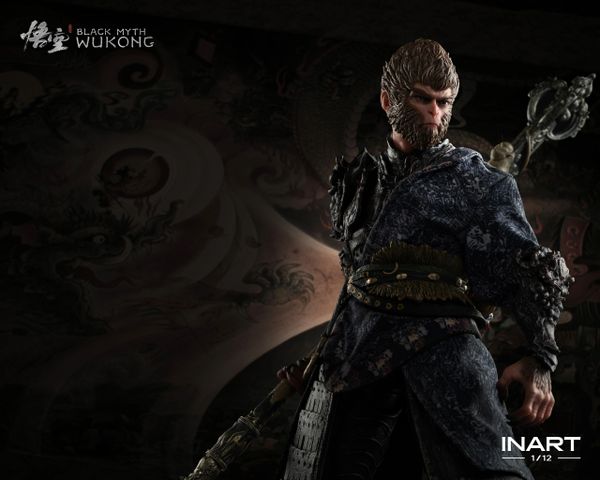 Standard : INART - Black Myth: Wukong 1/12 Scale Action Figure - The Destined One in the Bronze Armor Set (Pre Order , NOT INCLUDE SHIPPING )