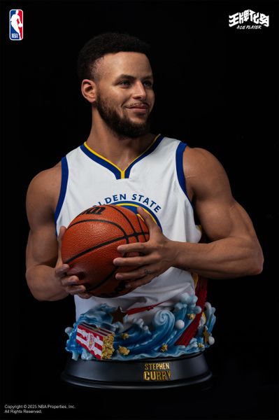 Early Bird Pre-Order Ace Player Stephen Curry 1/ 1 Life-Size Silicone Bust