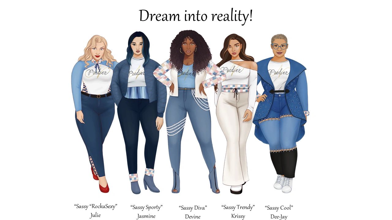 Dream into Reality women characters 