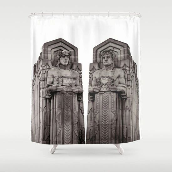 Cleveland Browns Shower Curtain by Maria Agustina - Pixels