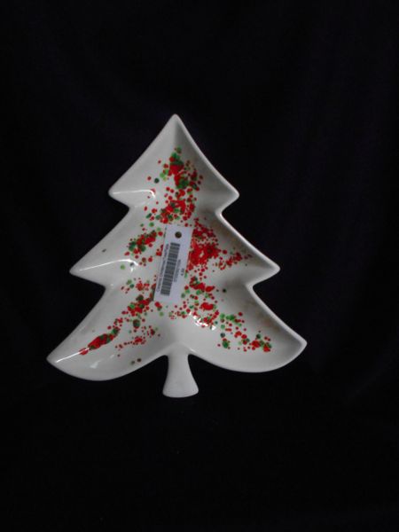 Christmas tree outlet candy dish