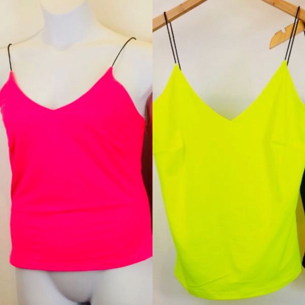 neon plus size tops