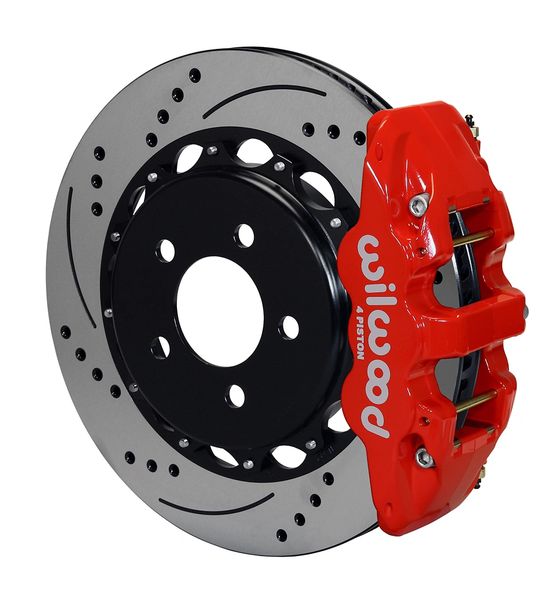 Wilwood AERO4, Big Rear Parking Brake Kit, 140-12932-D, 2008-2009 ...