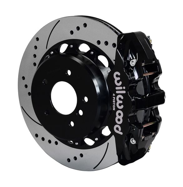 Wilwood AERO4, Big Rear Parking Brake Kit, 2007-2011 BMW, E90, 3 Series ...