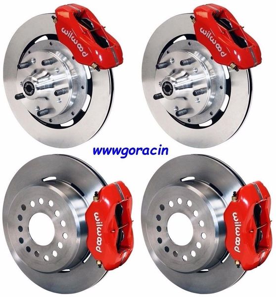 Wilwood Dynalite, Front & Rear Big Brake Kit, 19671969 Chevy Camaro