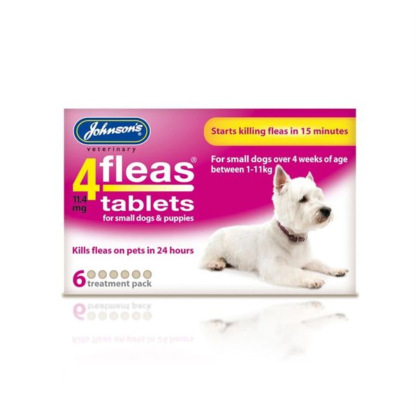Johnsons Veterinary 4 Fleas Tablets