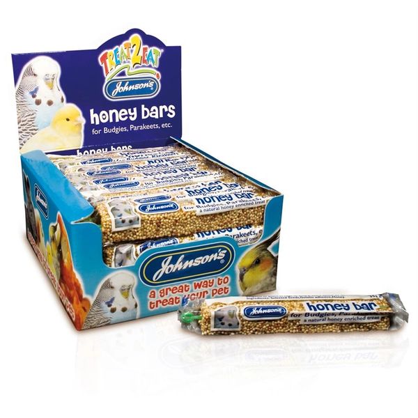 Johnsons Honey Bar for Budgies, Parakeets etc. 35g