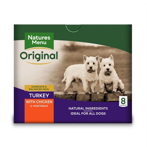 {LIB}Natures Menu Adult Turkey Pouches (8 x 300g)