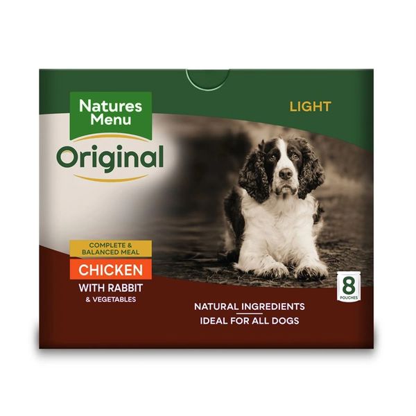 {LIB}*NOT INSTORE* Natures Menu Adult Light Pouches 8 x 300g