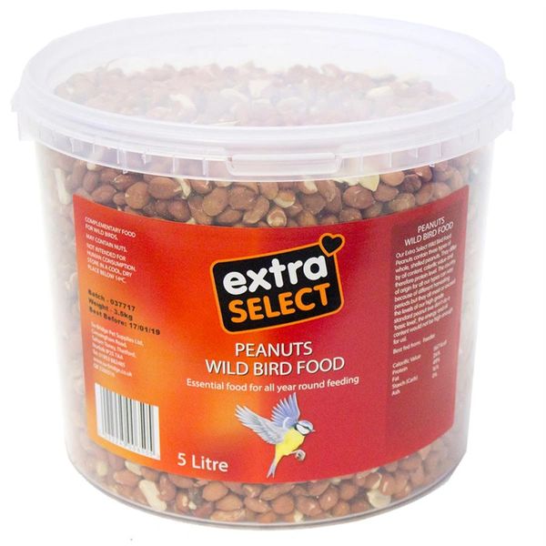 Extra Select Peanuts Wild Bird Food Bucket