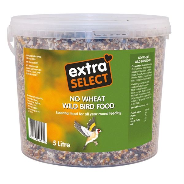 Extra Select No Wheat Wild Bird Food Bucket 5 Litre