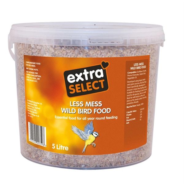 *NOT INSTORE* Extra Select Less Mess Wild BIrd Feed Bucket 5 Litre