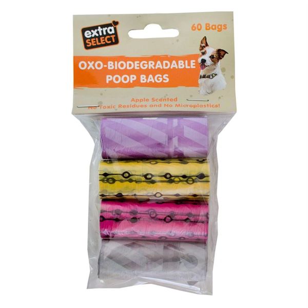 Extra Select Biodegradable Poop Bags (60 bags)