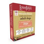 {LIB}*NOT INSTORE* Lovejoys Adult Ocean Fish, Rice & Veg Tray (10 x 395g)