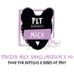 PLT Frozen Mice Small/Medium 15g+