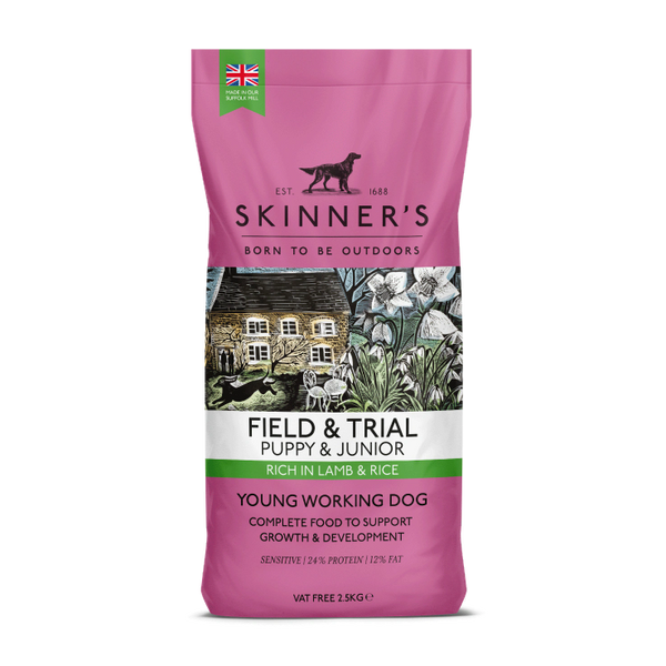 Skinners Field & Trial Puppy & Junior Lamb and Rice