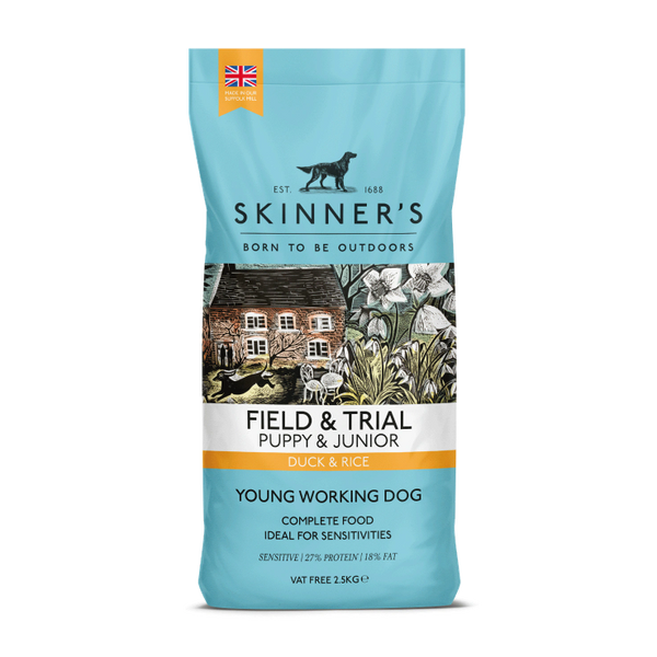 Skinners Field & Trial Puppy & Junior Duck and Rice 2.5kg