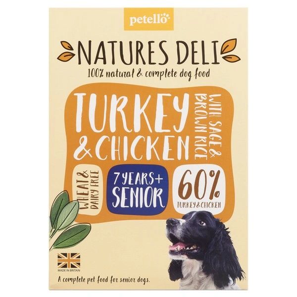 {LIB}Natures Deli Senior Chicken & Turkey 400g