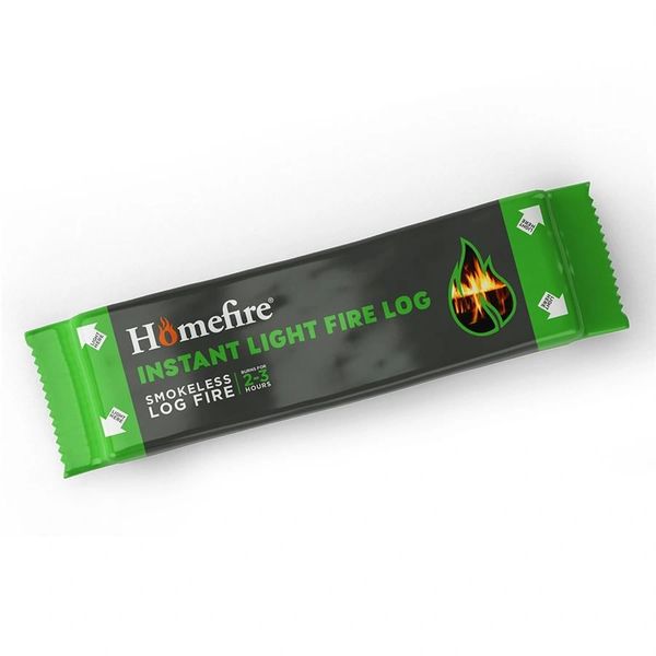 *ONLINE ONLY* Homefire Instant Light Smokeless Fire Logs (Pack of 10)