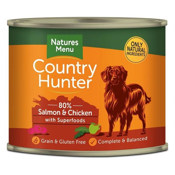 {LIB}*NOT INSTORE* Natures Menu Country Hunter Salmon & Chicken (6 x 600g)