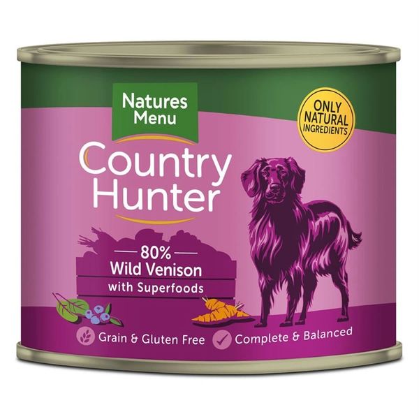 {LIB}*NOT INSTORE* Natures Menu Country Hunter Venison (6 x 600g)