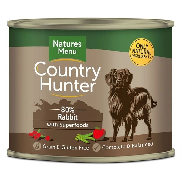 {LIB}*NOT INSTORE* Natures Menu Country Hunter Rabbit (6 x 600g)