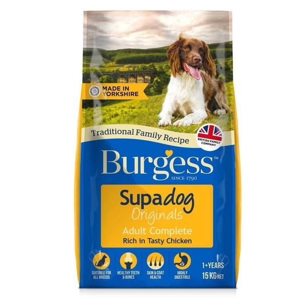 Burgess Supadog Adult Dog Chicken 15kg