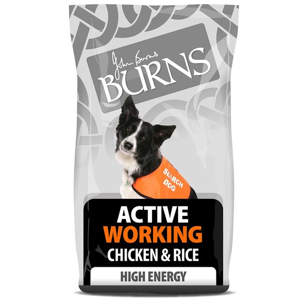 *NOT INSTORE* Burns Active Working Dog with Chicken and Rice 12kg
