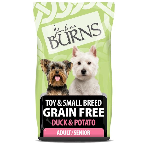 *NOT INSTORE* Burns Grain Free Duck & Potato Toy & Small Breed 2kg