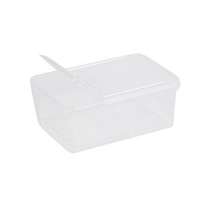*NOT INSTORE* BraPlast Hinged Box and Lid 1.3L (Translucent)