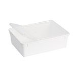 *NOT INSTORE* BraPlast Hinged Box and Lid 3.0L (White)