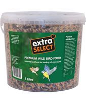 Extra Select Premium Wild Bird Food Bucket 5 Litre