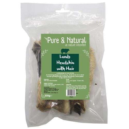 {LIB} Pure & Natural Lamb Headskin with Hair