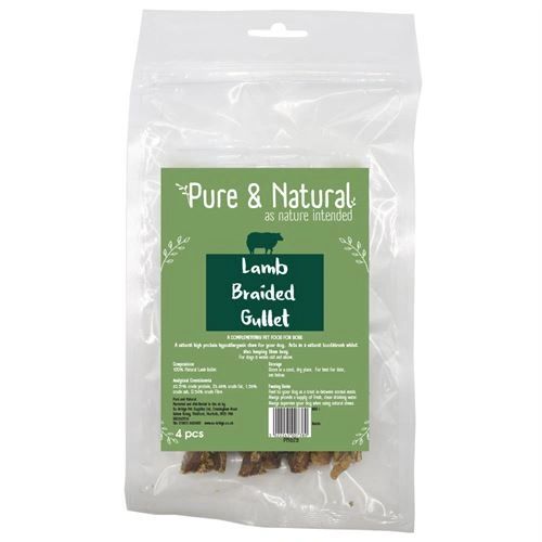 {LIB} Pure & Natural Lamb Braided Gullet