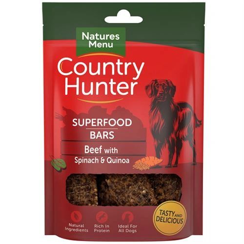 *NOT INSTORE* Natures Menu Country Hunter Superfood Bites/Bars