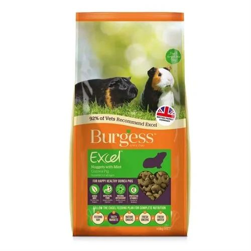 *NOT INSTORE* Burgess Excel Guinea Pig Nuggets with Mint 10kg