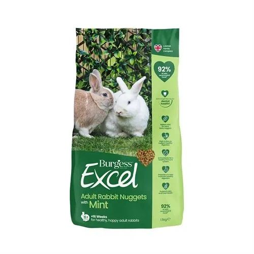 *NOT INSTORE* Burgess Excel Rabbit Nuggets with Mint 10kg