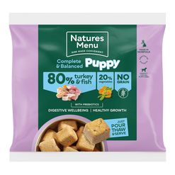 *EXCLUSIVE ONLINE PRICE* Natures Menu 80/20 RAW Puppy Nuggets 1kg