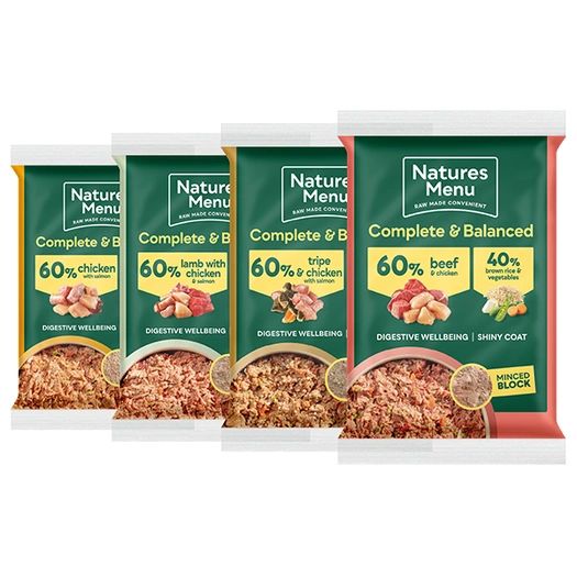 *EXCLUSIVE ONLINE PRICE* Natures Menu RAW 60/40 Meat & Offal Multipack (12 x 300g)