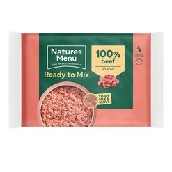 *EXCLUSIVE ONLINE PRICE* Natures Menu 100% Beef Block 12 x 400g