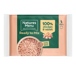 *EXCLUSIVE ONLINE PRICE* Natures Menu Raw Mince Chicken & Rabbit (12 x 400g)