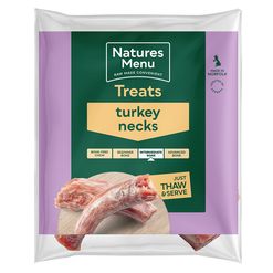 *EXCLUSIVE ONLINE PRICE* Natures Menu RAW Treats Turkey Necks (2)