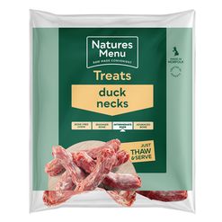 *EXCLUSIVE ONLINE PRICE* Natures Menu RAW Treats Duck Necks (6)