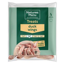 *EXCLUSIVE ONLINE PRICE* Natures Menu RAW Treats Duck Wings (6)