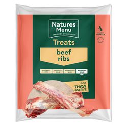 *EXCLUSIVE ONLINE PRICE* Natures Menu RAW Treats Beef Ribs (2)