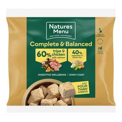 *EXCLUSIVE ONLINE PRICE* Natures Menu 60/40 Tripe & Chicken Nuggets 1kg